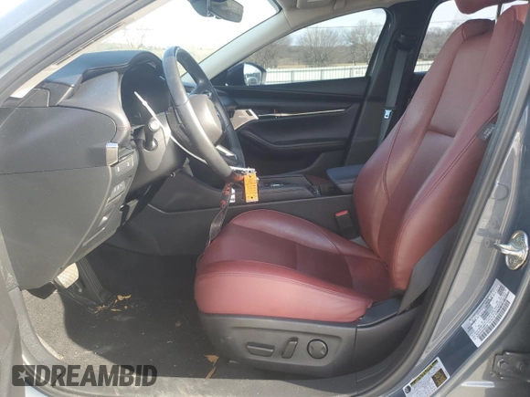 2023 Mazda 3 S Preferred with VIN 3MZBPACM8PM362526, listed as a Copart auction lot 43704735 with 51,350 mi miles and Salvage Title. Bid and sale history available at DreamBid. Image 7.