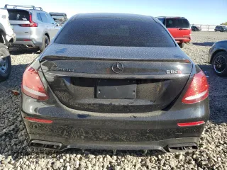 2018 Mercedes-Benz E-Class AMG E 63 S with VIN WDDZF8KB4JA256016, listed as a Copart auction lot 79601384 with 51,646 mi miles and Salvage Title. Bid and sale history available at carsss.com. Image 6.