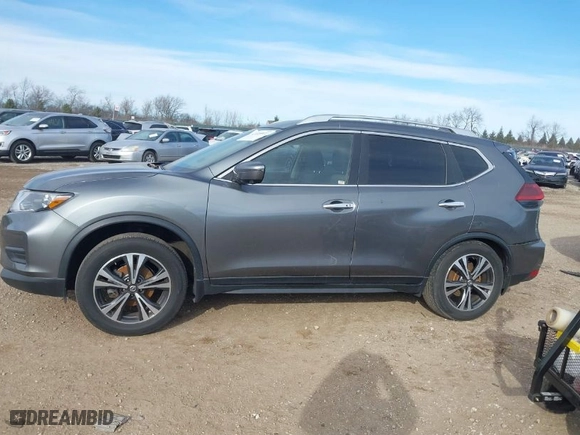 2019 Nissan Rogue SV with VIN JN8AT2MV5KW387484, listed as a IAAI auction lot 41449972 with 54599 miles. Bid and sale history available at carsss.com. Image 14.