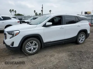 2021 GMC Terrain SLE z VIN 3GKALMEV0ML350409, wystawiony jako Copart lot #51343735 z przebiegiem 59 518 mil mil oraz Szkoda całkowita • Salvage title. Historia ofert i sprzedaży dostępna na DreamBid. Obrazek 1.