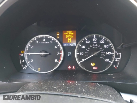 2013 Acura ILX with VIN 19VDE1F3XDE002337, listed as a IAAI auction lot 41417917 with 170,373 mi miles. Bid and sale history available at carsss.com. Image 7.