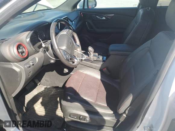 2021 Chevrolet Blazer RS with VIN 3GNKBKRS7MS544729, listed as a Copart auction lot 54653755 with 61,938 mi miles and Salvage title. Bid and sale history available at DreamBid. Image 7.