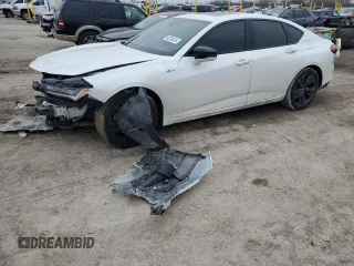 2021 Acura TLX w/A-Spec Package with VIN 19UUB5F51MA009805, listed as a Copart auction lot 44236515 with 58,771 mi miles and Salvage Title. Bid and sale history available at carsss.com. Image 1.