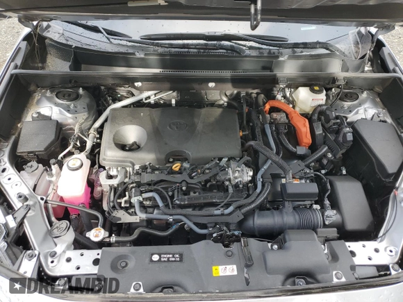 2023 Toyota RAV4 Hybrid LE with VIN 4T3MWRFV3PU091097, listed as a Copart auction lot 55745845 with 25,969 mi miles and Clean title. Bid and sale history available at DreamBid. Image 12.