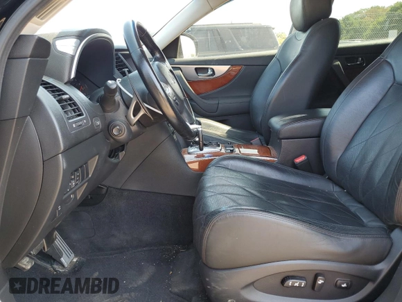 2009 Infiniti FX35 with VIN JNRAS18W49M154665, listed as a Copart auction lot 70996284 with 136,412 mi miles and Salvage Title. Bid and sale history available at carsss.com. Image 7.