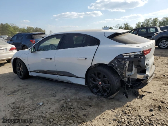 2019 Jaguar I-PACE HSE with VIN SADHD2S13K1F60592, listed as a Copart auction lot 74118644 with 70726 miles and Salvage Title. Bid and sale history available at carsss.com. Image 2.