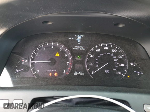 2008 Lexus LS 460 with VIN JTHBL46F685059084, listed as a Copart auction lot 59392615 with 141,800 mi miles and Salvage title. Bid and sale history available at DreamBid. Image 9.