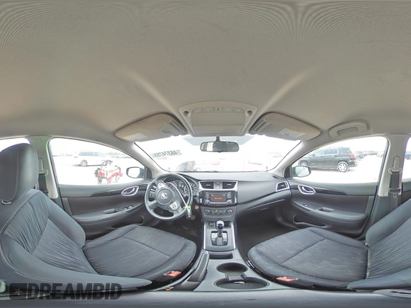 2017 Nissan Sentra SV with VIN 3N1AB7APXHL648420, listed as a Copart auction lot 46374755 with 150,746 mi miles and Salvage Title. Bid and sale history available at carsss.com. Image 12.