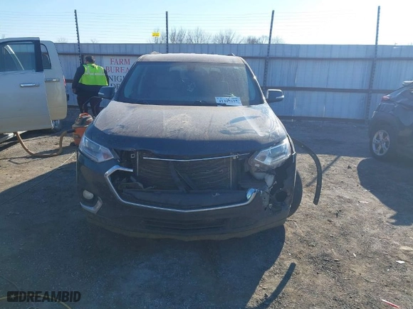 2019 Chevrolet Traverse LT Cloth with VIN 1GNERGKWXKJ264210, listed as a IAAI auction lot 41407627 with 150,393 mi miles. Bid and sale history available at carsss.com. Image 12.