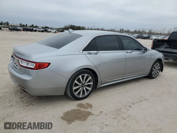 2020 Lincoln Continental Standard with VIN 1LN6L9PK7L5603088, listed as a Copart auction lot 42013595 with 55,373 mi miles and Salvage Title. Bid and sale history available at carsss.com. Image 3.