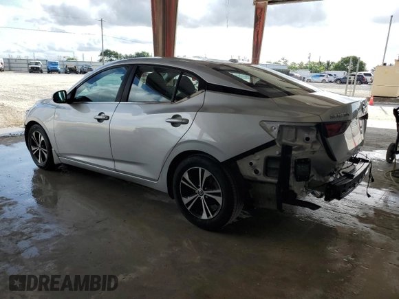 2021 Nissan Sentra SV z VIN 3N1AB8CV4MY290956, wystawiony jako Copart lot #57777055 z przebiegiem 37 856 mil mil oraz Szkoda całkowita • Salvage title. Historia ofert i sprzedaży dostępna na DreamBid. Obrazek 2.
