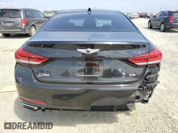 2018 Genesis G80 3.8L z VIN KMHGN4JE1JU265162, wystawiony jako Copart lot #54586385 z przebiegiem 142 247 mil mil oraz Tytuł czysty. Historia ofert i sprzedaży dostępna na DreamBid. Obrazek 6.