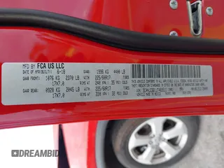 2018 Jeep Compass Latitude with VIN 3C4NJCBB1JT469511, listed as a IAAI auction lot 41609600 with 44,985 mi miles and . Bid and sale history available at carsss.com. Image 9.
