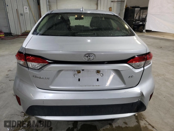 2021 Toyota Corolla LE with VIN JTDEPMAE2MJ132468, listed as a Copart auction lot 47445425 with 88,522 mi miles and Salvage Title. Bid and sale history available at carsss.com. Image 6.