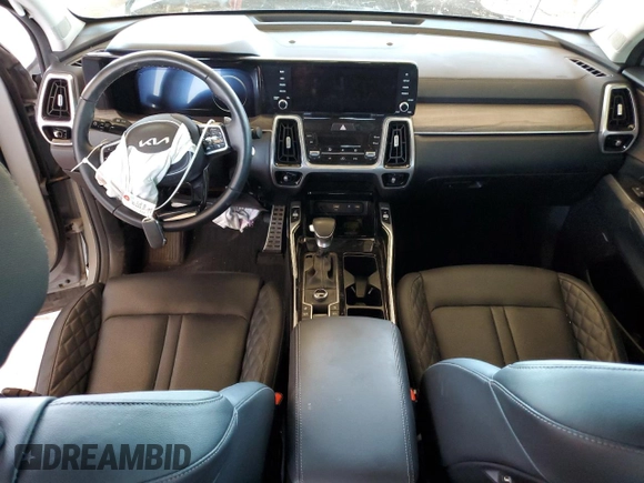 2022 Kia Sorento X-Line SX Prestige with VIN 5XYRKDLF3NG090335, listed as a Copart auction lot 56588295 with 36,435 mi miles and Salvage title. Bid and sale history available at DreamBid. Image 8.