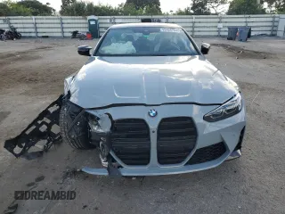2024 BMW M4 Competition with VIN WBS33AZ01RCP71505, listed as a Copart auction lot 63434764 with 0 mi miles and Salvage Title. Bid and sale history available at carsss.com. Image 5.