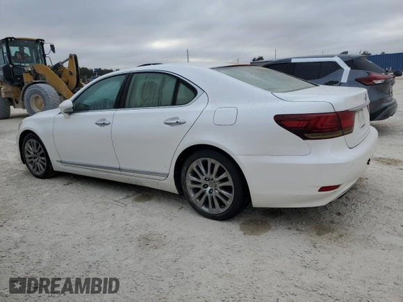 2016 Lexus LS 460 with VIN JTHCL5EF6G5026953, listed as a Copart auction lot 74252394 with Not provided miles and Salvage title. Bid and sale history available at DreamBid. Image 2.