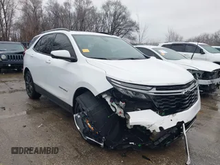 2022 Chevrolet Equinox RS with VIN 3GNAXMEVXNS118530, listed as a IAAI auction lot 41452469 with 53,217 mi miles and . Bid and sale history available at DreamBid. Image 1.