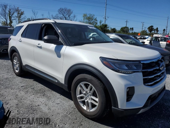 2025 Ford Explorer Active with VIN 1FMUK7DH7SGA38500, listed as a Copart auction lot 48053885 with Not Provided miles and Non Repairable. Bid and sale history available at carsss.com. Image 4.