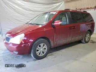 2012 Kia Sedona LX with VIN KNDMG4C78C6503600, listed as a Copart auction lot 49525555 with 241,476 mi miles and Clean Title. Bid and sale history available at carsss.com. Image 1.