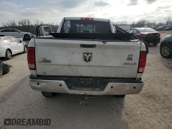 2017 Ram 2500 SLT with VIN 3C6UR5DL4HG733451, listed as a Copart auction lot 87369004 with 275,940 mi miles and Salvage title. Bid and sale history available at DreamBid. Image 6.