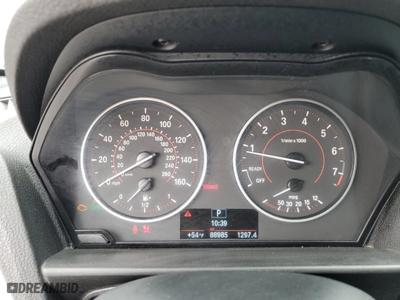 2016 BMW 2 Series 228i with VIN WBA1F9C54GV544414, listed as a Copart auction lot 49633265 with 88,985 mi miles and Salvage Title. Bid and sale history available at carsss.com. Image 9.