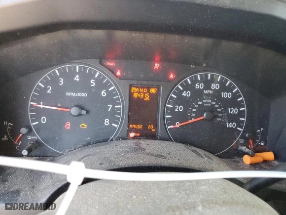 2016 Nissan NV S with VIN 1N6BF0KM1GN806723, listed as a Copart auction lot 73531974 with 184,315 mi miles and Salvage Title. Bid and sale history available at carsss.com. Image 9.