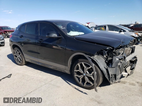 2018 BMW X2 sDrive28i with VIN WBXYJ3C36JEJ82575, listed as a Copart auction lot 45860244 with 42,260 mi miles and Salvage title. Bid and sale history available at DreamBid. Image 4.