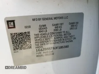 2018 Chevrolet Malibu LS with VIN 1G1ZB5ST8JF185380, listed as a Copart auction lot 50371495 with 158,886 mi miles and Salvage Title. Bid and sale history available at DreamBid. Image 12.