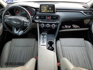 2019 Genesis G70 Advanced with VIN KMTG34LA3KU037414, listed as a Copart auction lot 81812584 with 63,807 mi miles and Salvage Title. Bid and sale history available at DreamBid. Image 8.