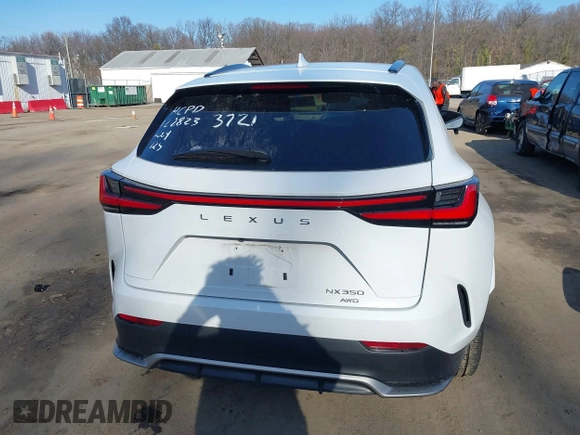 2022 Lexus NX with VIN 2T2KGCEZ8NC003721, listed as a IAAI auction lot 38637550 with 16,987 mi miles. Bid and sale history available at carsss.com. Image 17.
