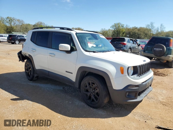 2017 Jeep Renegade Altitude with VIN ZACCJABB7HPG47869, listed as a Copart auction lot 50397575 with Not Provided miles and Salvage Title. Bid and sale history available at DreamBid. Image 4.