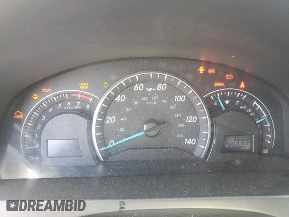 2013 Toyota Camry L with VIN 4T1BF1FK4DU703696, listed as a Copart auction lot 54385265 with 206,535 mi miles and Clean Title. Bid and sale history available at carsss.com. Image 9.