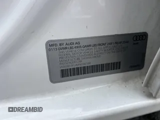 2013 Audi A4 Premium z VIN WAUBFAFL0DN036100, wystawiony jako IAAI lot #42399406 z przebiegiem 137 757 mil mil oraz . Historia ofert i sprzedaży dostępna na DreamBid. Obrazek 8.