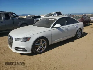 2016 Audi A6 2.0T Premium Plus with VIN WAUGFAFCXGN017421, listed as a Copart auction lot 47298295 with 133,197 mi miles and Salvage Title. Bid and sale history available at carsss.com. Image 1.