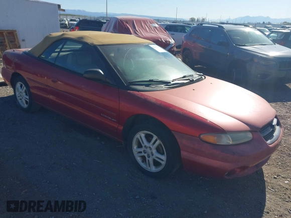 1996 Chrysler Sebring JXi with VIN 3C3EL55H0TT324666, listed as a IAAI auction lot 42102226 with 114,755 mi miles and . Bid and sale history available at DreamBid. Image 1.