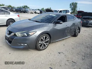 2017 Nissan Maxima Platinum with VIN 1N4AA6AP5HC388598, listed as a Copart auction lot 62027485 with 104,348 mi miles and Salvage title. Bid and sale history available at DreamBid. Image 1.