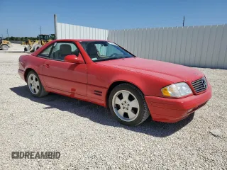 2000 Mercedes-Benz SL-Class with VIN WDBFA68F8YF194433, listed as a Copart auction lot 48961695 with 31,627 mi miles and Clean Title. Bid and sale history available at carsss.com. Image 4.