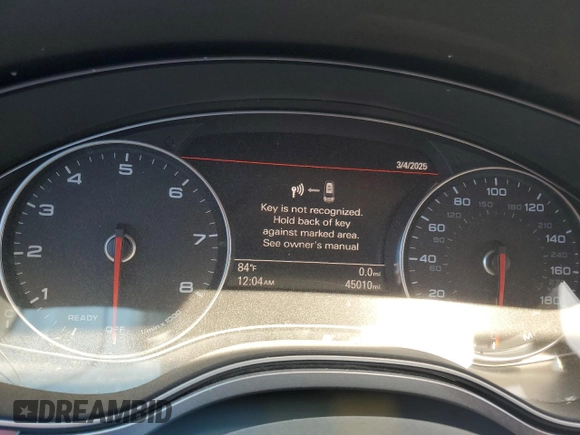 2016 Audi A7 3.0 Premium Plus with VIN WAUWGAFC3GN113139, listed as a Copart auction lot 47787875 with 45,010 mi miles and Salvage Title. Bid and sale history available at carsss.com. Image 9.