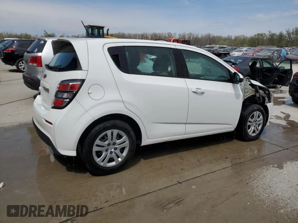 2020 Chevrolet Sonic LT with VIN 1G1JG6SB3L4130345, listed as a Copart auction lot 52098025 with 62,577 mi miles and Salvage title. Bid and sale history available at DreamBid. Image 3.