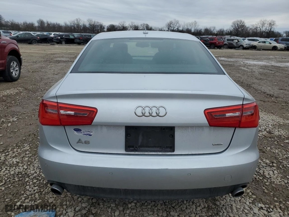 2015 Audi A6 2.0T Premium Plus with VIN WAUGFAFC0FN037045, listed as a Copart auction lot 43798185 with 0 mi miles and Salvage Title. Bid and sale history available at carsss.com. Image 6.