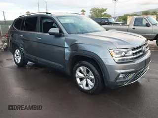 2018 Volkswagen Atlas SE with VIN 1V2CR2CA9JC567387, listed as a IAAI auction lot 41562389 with 68,846 mi miles and . Bid and sale history available at DreamBid. Image 1.