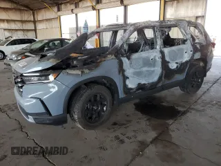 2023 Honda Pilot TrailSport with VIN 5FNYG1H68PB048581, listed as a Copart auction lot 70252094 with 0 mi miles and Salvage Title. Bid and sale history available at carsss.com. Image 1.