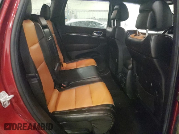2014 Jeep Grand Cherokee Overland with VIN 1C4RJFCM3EC362173, listed as a Copart auction lot 43619775 with 277,053 mi miles and Salvage Title. Bid and sale history available at DreamBid. Image 11.