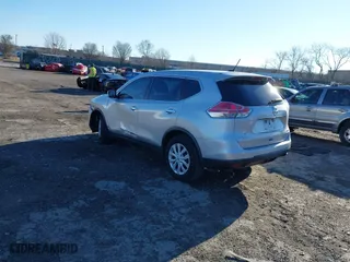 2015 Nissan Rogue SV with VIN KNMAT2MV9FP529332, listed as a IAAI auction lot 41732719 with 103,518 mi miles. Bid and sale history available at carsss.com. Image 3.