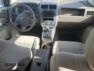 2007 Jeep Compass Sport with VIN 1J8FF47WX7D140756, listed as a Copart auction lot 46310845 with 165,628 mi miles and Salvage Title. Bid and sale history available at carsss.com. Image 8.