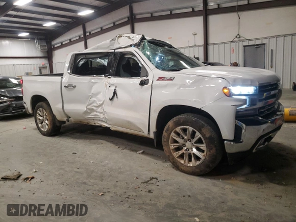 2020 Chevrolet Silverado 1500 LTZ with VIN 3GCUYGED5LG407858, listed as a Copart auction lot 89135715 with 86,088 mi miles and Salvage Title. Bid and sale history available at DreamBid. Image 4.