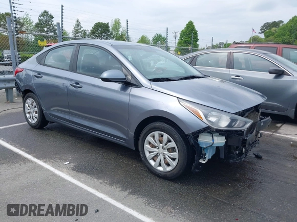 2020 Hyundai Accent SE with VIN 3KPC24A63LE109808, listed as a IAAI auction lot 41979487 with 101,806 mi miles. Bid and sale history available at carsss.com. Image 1.