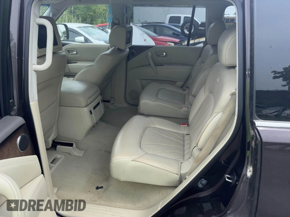 2014 Infiniti QX80 with VIN JN8AZ2NE3E9064938, listed as a IAAI auction lot 42447609 with Not provided miles and . Bid and sale history available at DreamBid. Image 8.