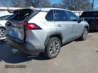 2020 Toyota RAV4 XLE Premium with VIN JTMC1RFV7LJ021069, listed as a IAAI auction lot 41701623 with 25,459 mi miles. Bid and sale history available at carsss.com. Image 4.